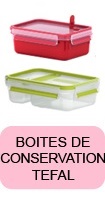 Les boites de conservation de marque TEFAL