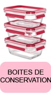 Les boites clip & close en verre de marque EMSA