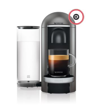 Cafeti&egrave;re Krups Vertuo Plus XN90 avec un voyant rouge fixe - explications