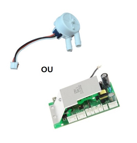 Pieces detachees pour machine Dolce Gusto : debitmetre + carte