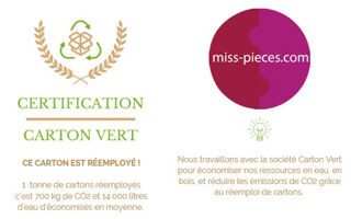 Certification carton vert