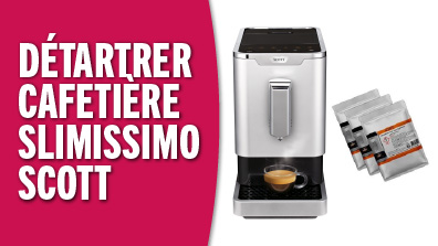 Comment détartrer une cafetière Slimissimo Scott ?