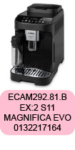 Delonghi Magnifica Evo ECAM292.81.B EX:2 S11
