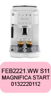 Pièces détachées pour robot café Delonghi Magnifica Start FEB2221.WW S11