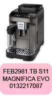 Pièces FEB2981.TB S11 Magnifica Evo Delonghi