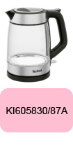 Pièces détachées pour bouilloire en verre Tefal KI605830/87A