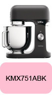 Pièces détachées pour robot pâtissier Kenwood Kmix KMX751ABK - NOIR