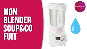 Mon blender Soup&Co de Moulinex fuit