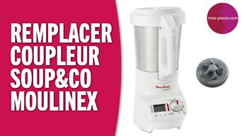 Robot blender chauffant Moulinex - Cuiseur à soupe - Easy Soup (LM