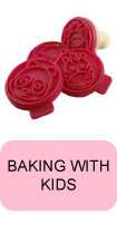 Gamme de moules et accessoires de cuisine pour enfants Baking with kids Moulinex
