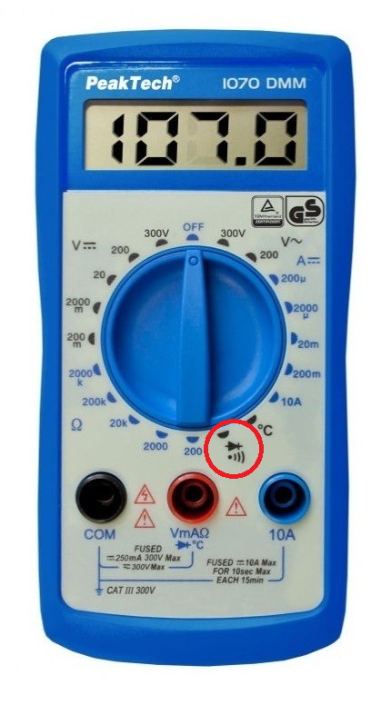 Tester une continuité électrique (fil défectueux) 