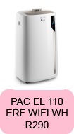 Climatiseur Delonghi PAC EL 110 ERF WIFI WH R290