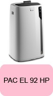 Pièces détachées et accessoires d'origine pour climatiseur Delonghi Pinguino PAC EL 92 HP (2023)