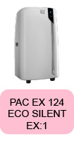 PAC EX 124 ECO SILENT EX:1 (2022) climatiseur Delonghi