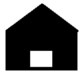 Pictogramme bâtiment / maison de 1000m²