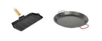 Les plats spéciaux comme le grill à viande ou le plat à paella