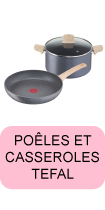 Poêles et casseroles de marque Tefal
