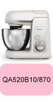 Pièces robot Bake Partner QA520B10/870 Moulinex