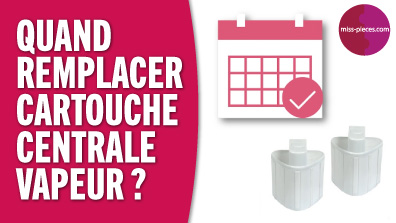 Centrale vapeur Calor : quand changer la cartouche anti-calcaire ?