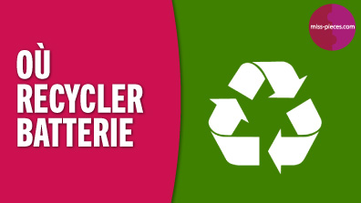 Où recycler la batterie d'appareil électroménager ?