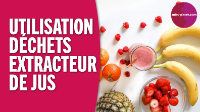 Que faire avec les déchets d'extracteur de jus ?