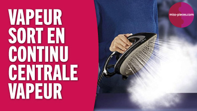 La vapeur sort en permanence de ma centrale vapeur