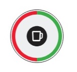 Voyant Nespresso rouge et vert - bicolore - icone