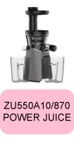 Pièces détachées et extracteur de jus pour xtracteur de jus power juice ZU550A10 de Moulinex