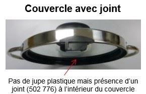 Couvercle avec joint pour robot Magimix Pâtissier Multifonction