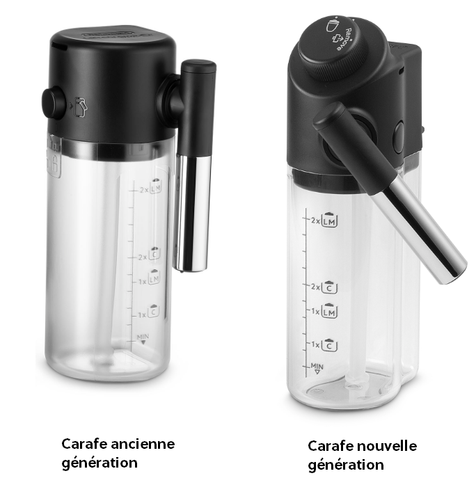 carafes &agrave; lait delonghi