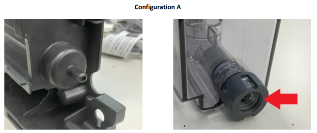 Configuration A réservoir Delonghi