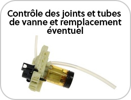 controle vannes tubes