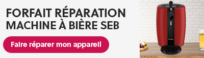 Forfait réparation pour machine à bière Seb