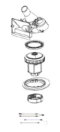 sldb3061 kit moteur Lecoaspira Polti