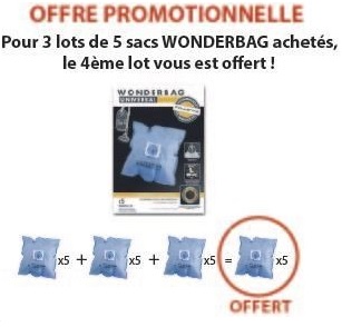 Offre promotionnelle sacs wonderbag Rowenta